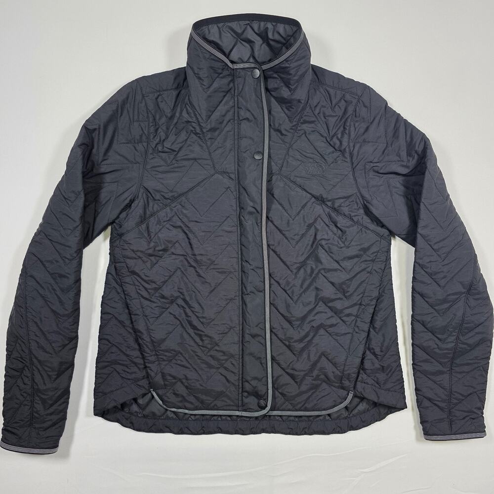 The North Face Womens Westborough Insulated Quilted Jacket M Black Reflective